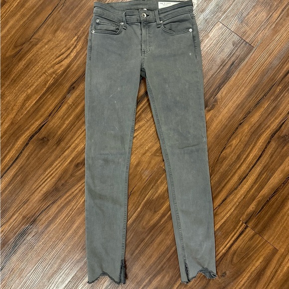 rag & bone Denim - Rag & Bone cate Green Gray Skinny Jeans